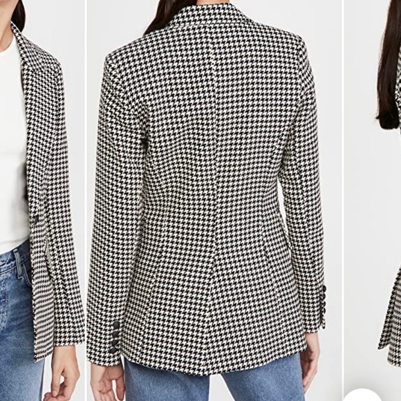 ***SOLD*** Smythe Lounge Houndstooth Blazer - Size 8 - NWT! - Picture 7 of 10